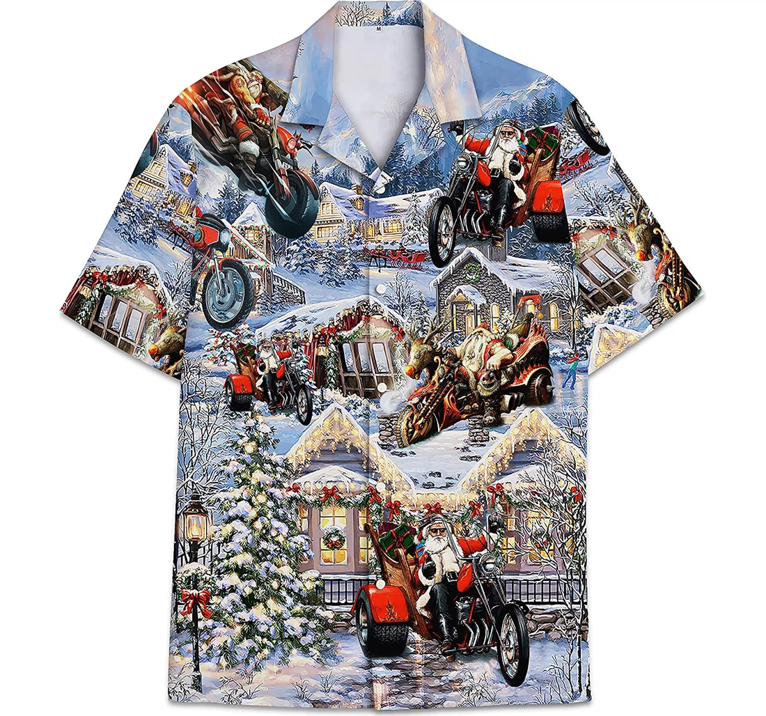 Christmas Funny Beach Shirts 9 Hawaiian Shirt, Button Up Aloha Shirt For Men, Women