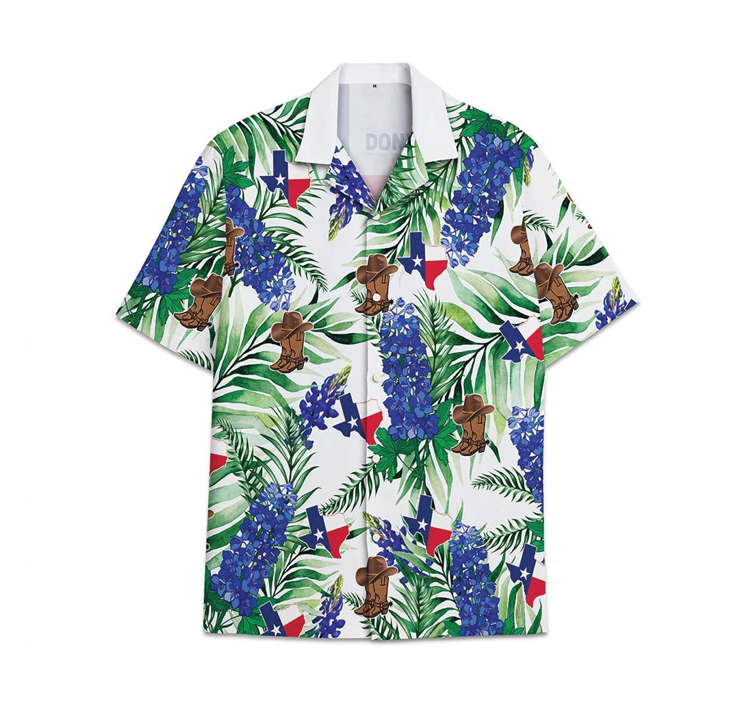 Texas Funny Beach Shirts Avic Hawaiian Shirt, Button Up Aloha Shirt For Men, Women