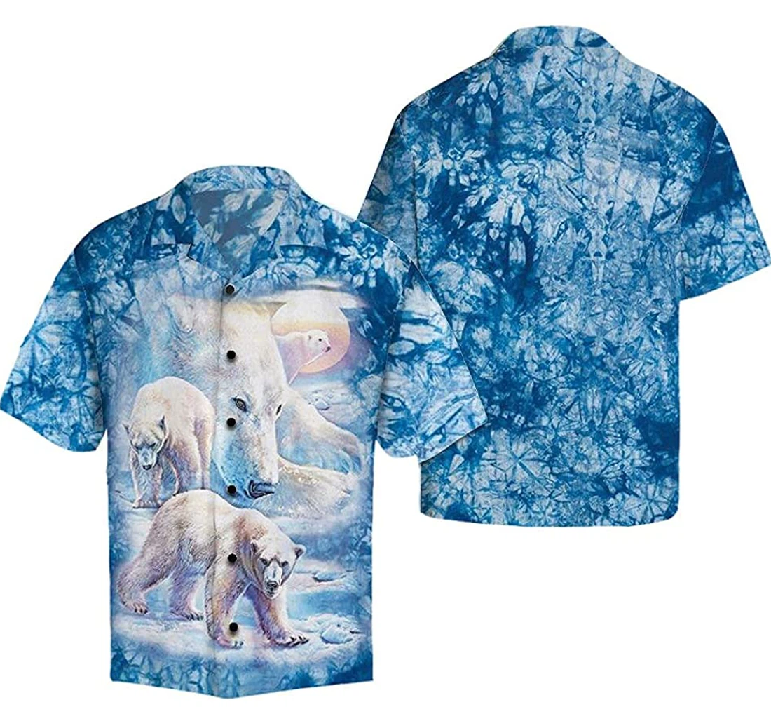 Amazing Polar Bear Soft Hawaiian Shirt, Button Up Aloha Shirt For Men, Women