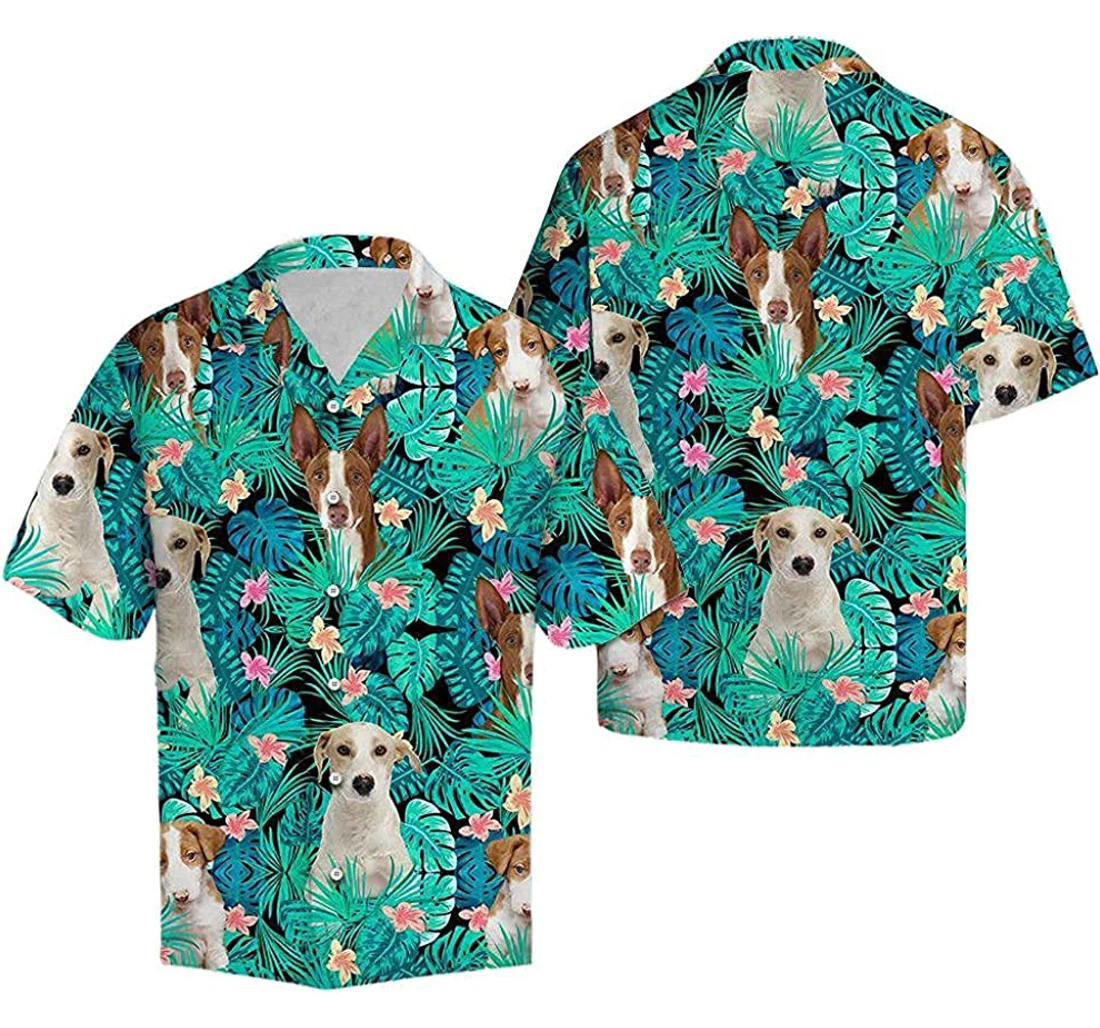 Ibizan Hound Soft Hawaiian Shirt, Button Up Aloha Shirt For Men, Women