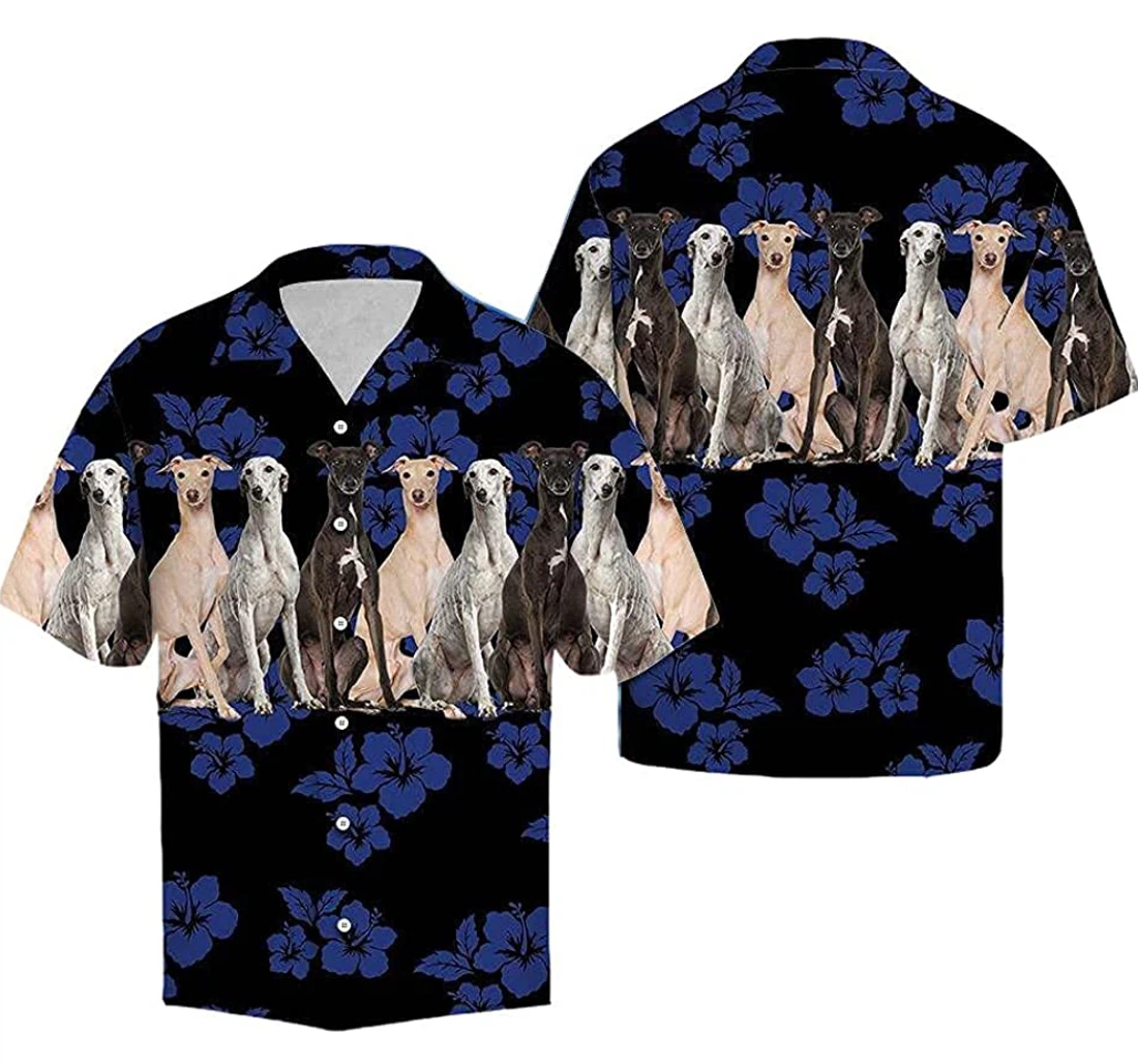 Awesome Greyhound Soft Hawaiian Shirt, Button Up Aloha Shirt For Men, Women