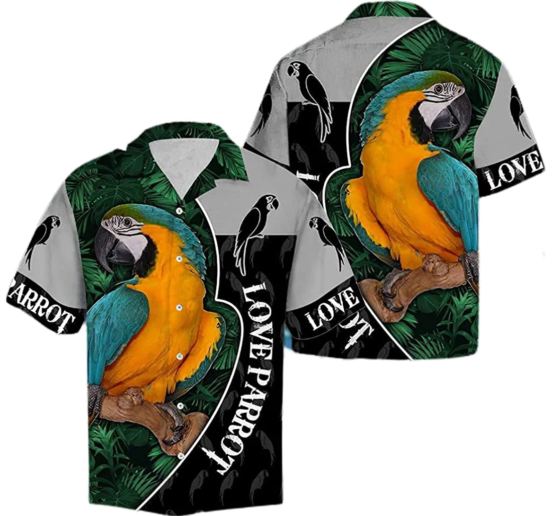 Amazing Parrot Soft Hawaiian Shirt, Button Up Aloha Shirt For Men, Women