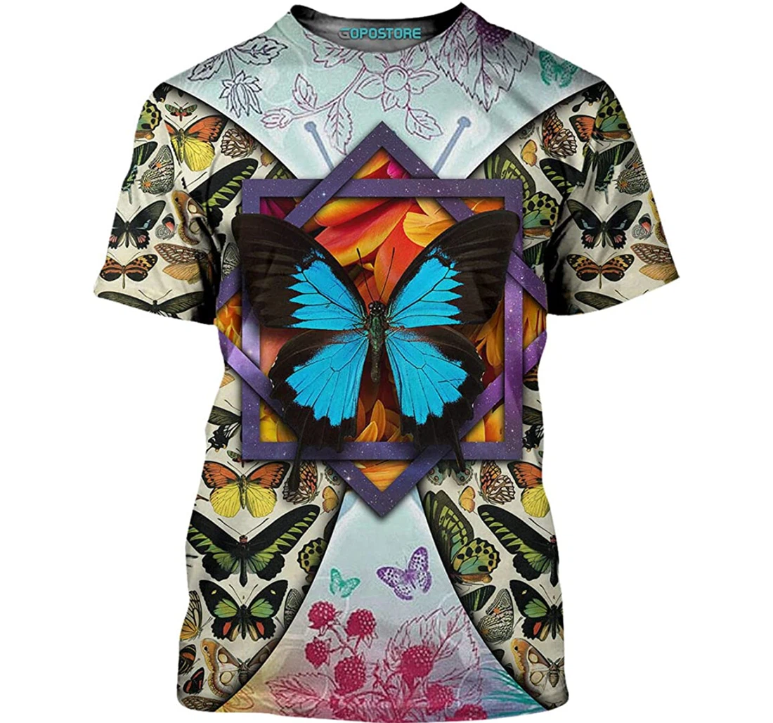 Beautiful Butterfly Shirts - 3D Printed T-shirt