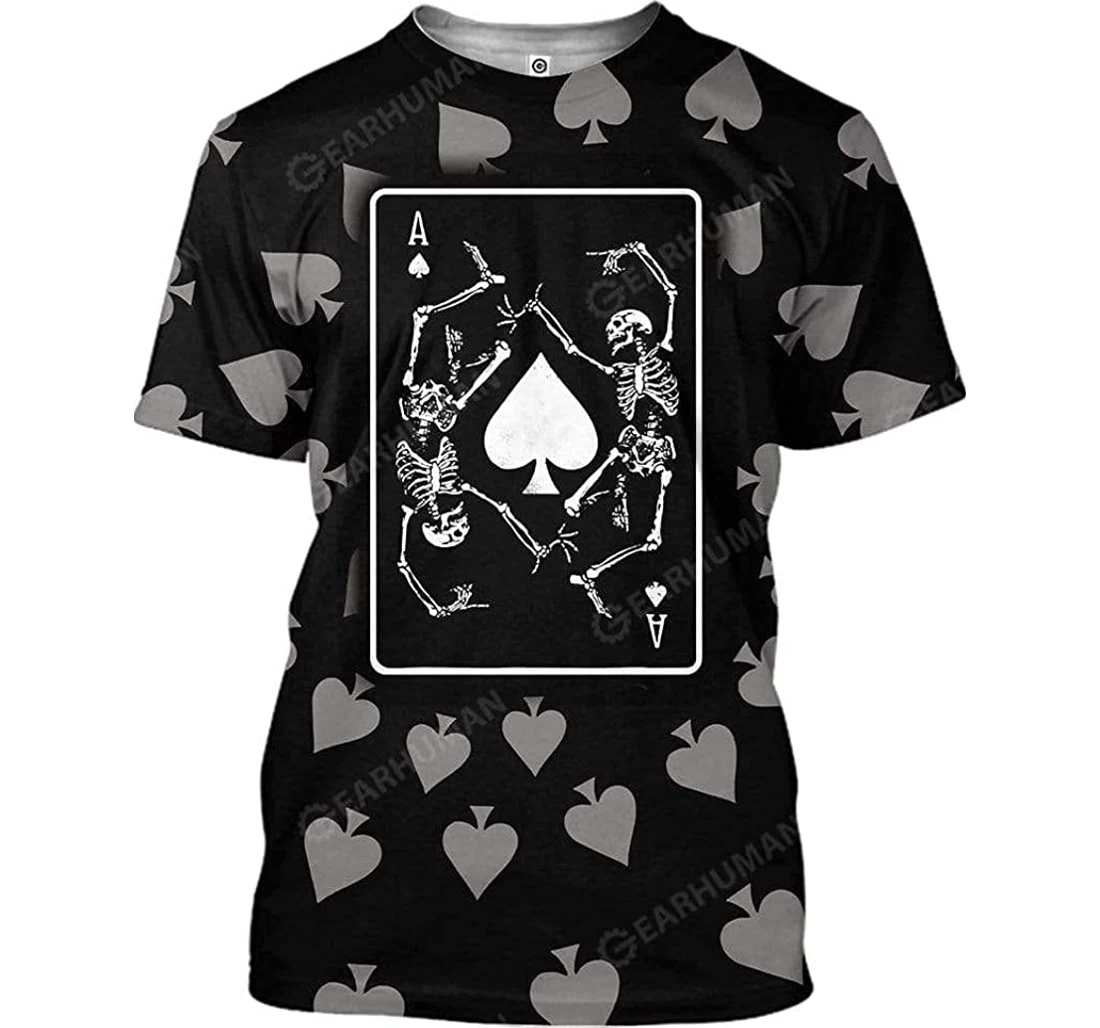 Ace Of Spades Shirts - 3D Printed T-shirt