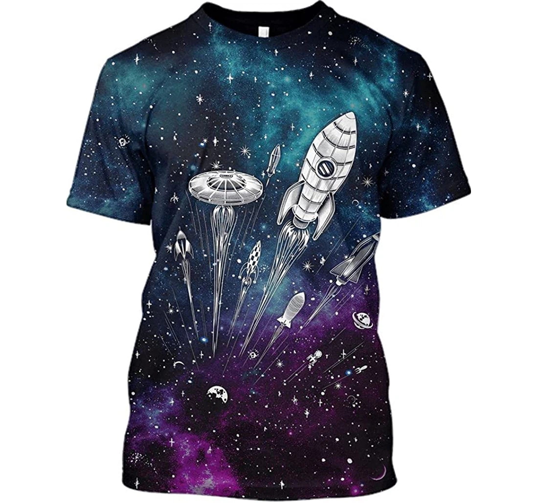 Outer Space Shirts - 3D Printed T-shirt