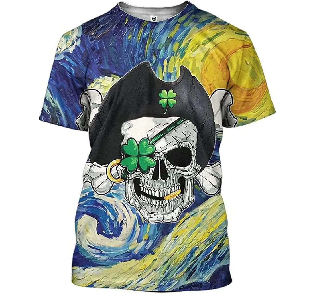 Irate St Patrick Night Shirts - 3D Printed T-shirt