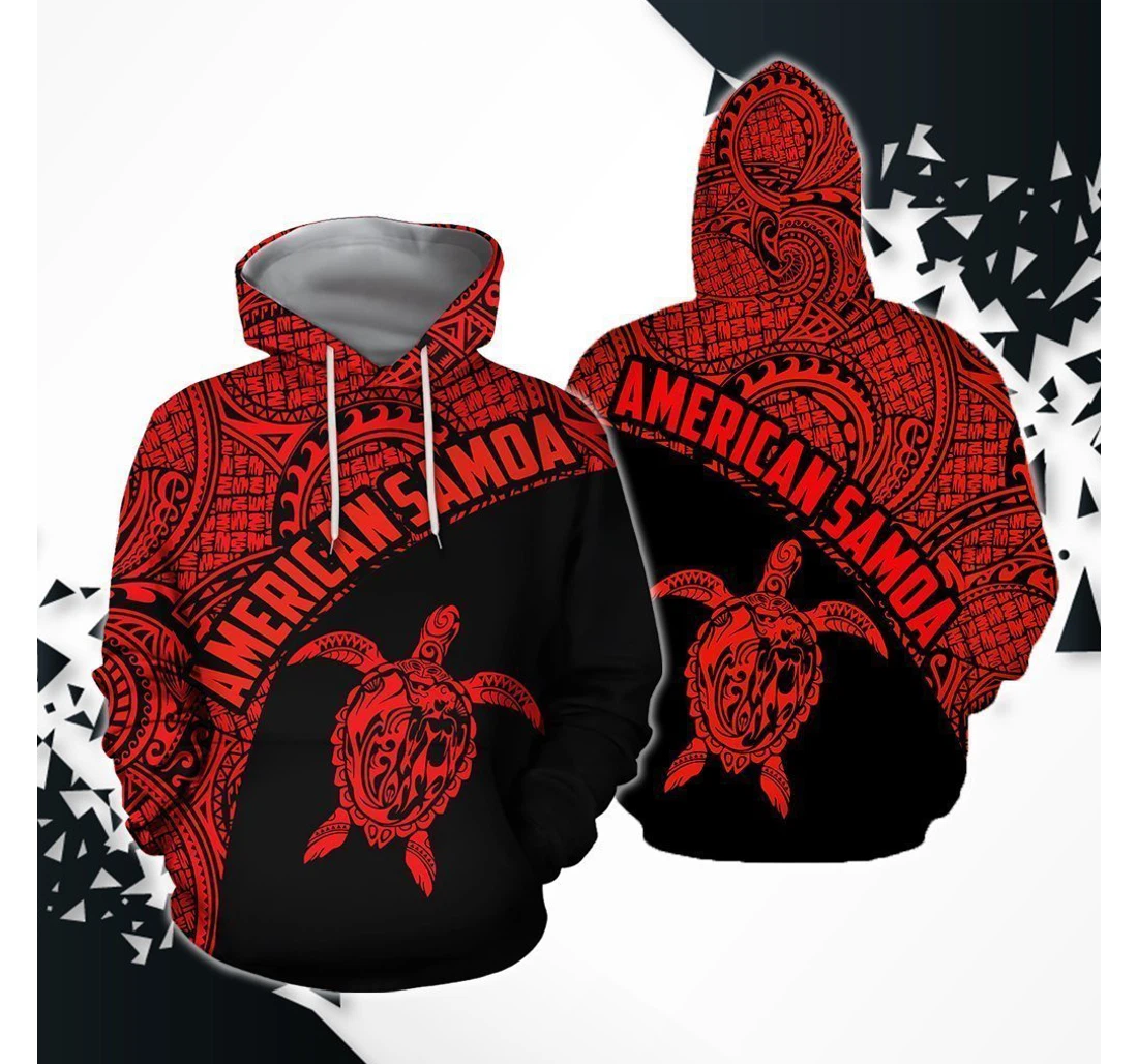 American Samoa - 3D Printed Pullover Hoodie