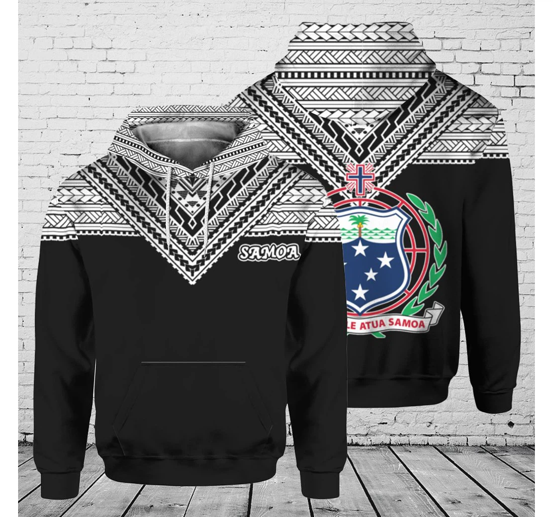 Samoan - 3D Printed Pullover Hoodie