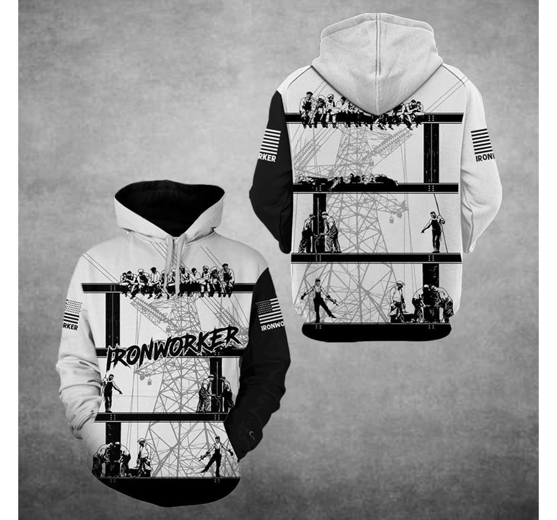 Ironworkers - 3D Printed Pullover Hoodie