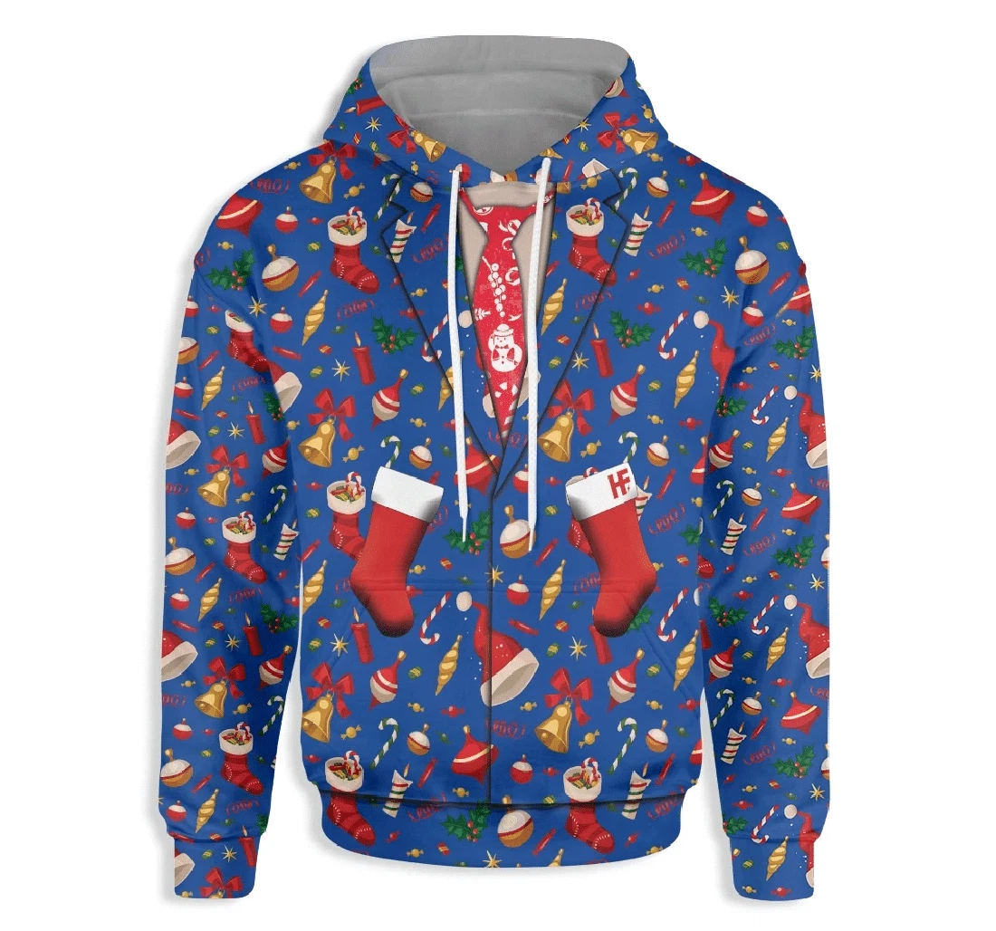 Funny Christmas - 3D Printed Pullover Hoodie