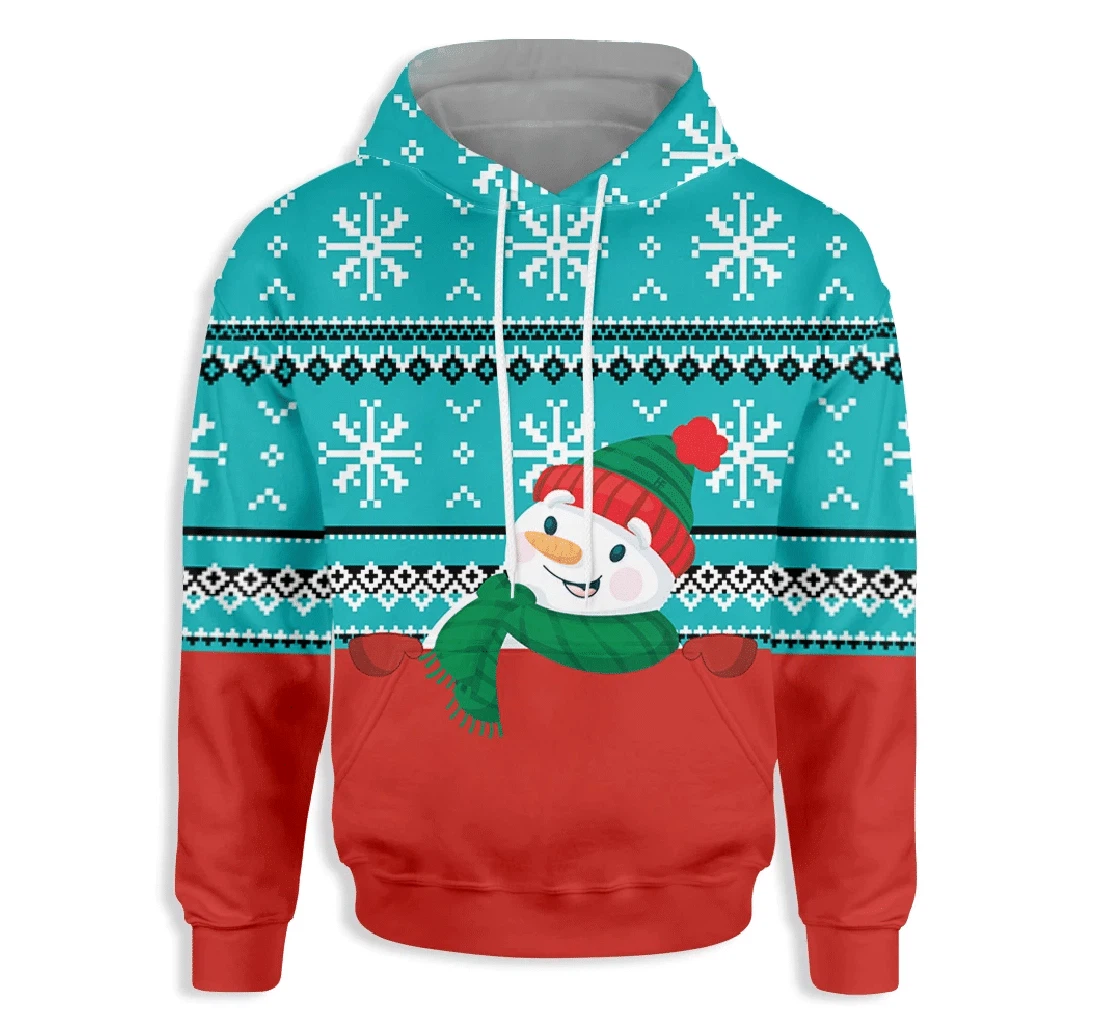 Funny Christmas - 3D Printed Pullover Hoodie