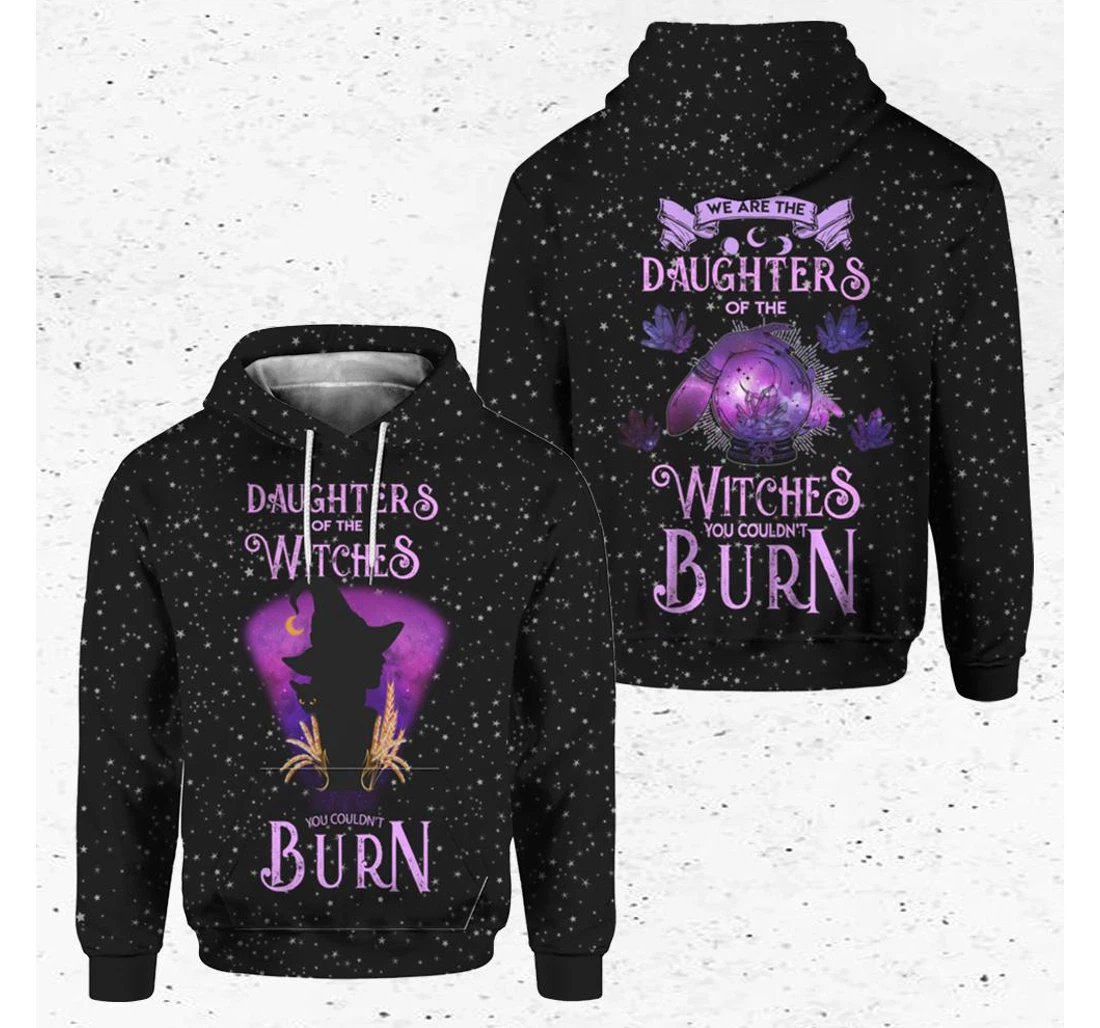 We Are The Daughters Of The Witches Halloween - 3D Printed Pullover Hoodie