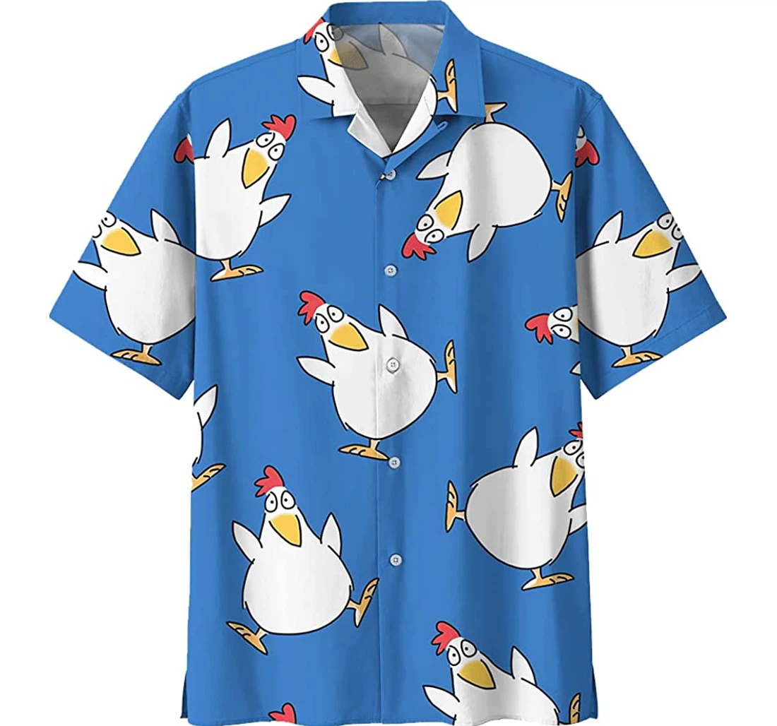 Personalized Chicken , Shirts V Hawaiian Shirt, Button Up Aloha Shirt For Men, Women