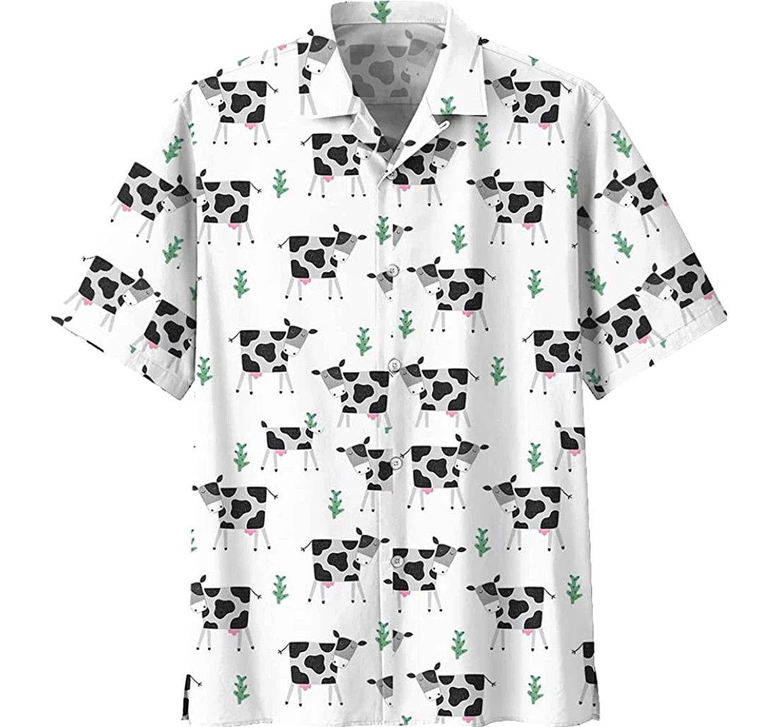 Personalized Cow , Shirts V Hawaiian Shirt, Button Up Aloha Shirt For Men, Women