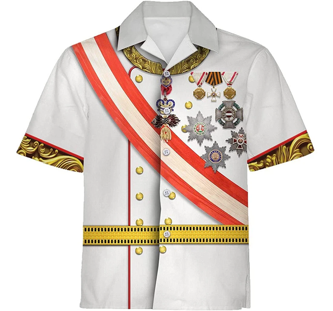 Personalized Shirts Emperor Franz Joseph I Austria Apparel, , Shirts Hawaiian Shirt, Button Up Aloha Shirt For Men, Women
