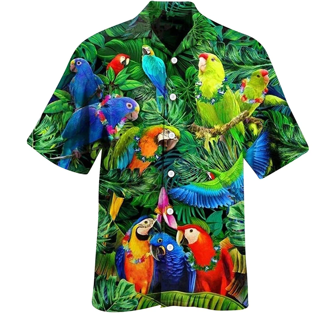 Personalized Mens Shirts Fashion Big And Tall T-shirts Graphic Beach Tees Hawaiian Shirt, Button Up Aloha Shirt For Men, Women