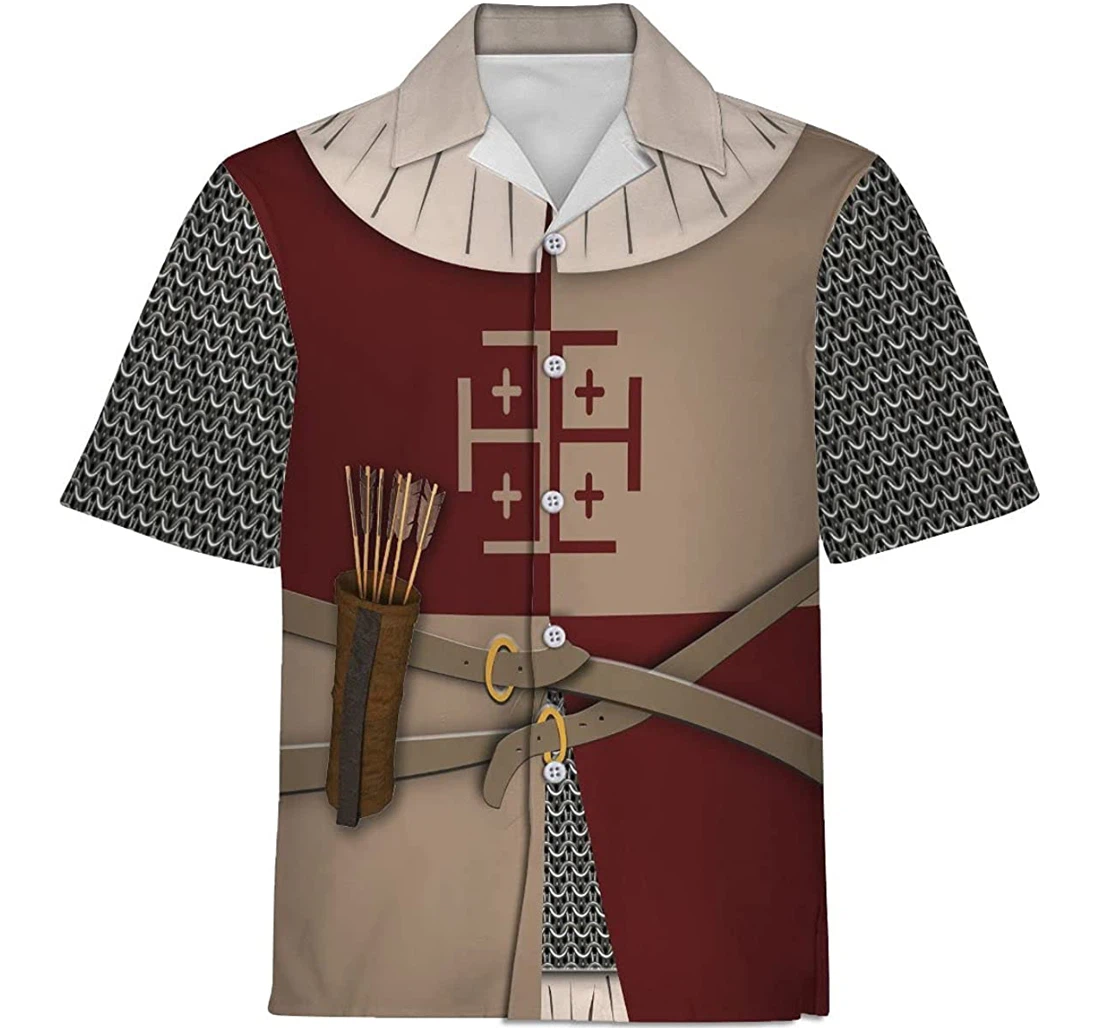 Personalized Shirts Tripoli Crossbowman Historical Apparel Hawaiian Shirt, Button Up Aloha Shirt For Men, Women