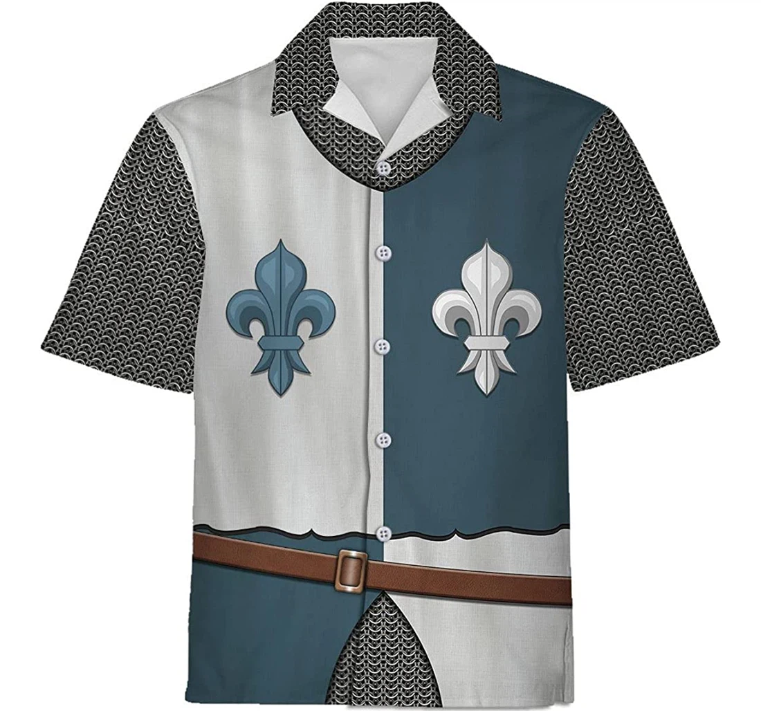 Personalized Shirts French Knight Apparel, , Shirts Hawaiian Shirt, Button Up Aloha Shirt For Men, Women