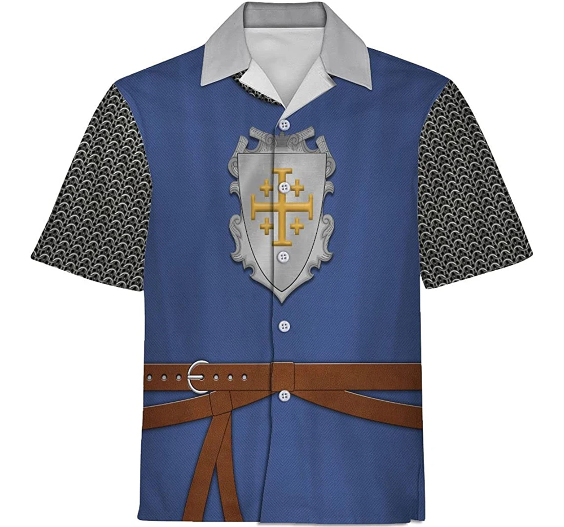 Personalized Shirts Knight Of Edessa Historical Apparel, , Shirts Hawaiian Shirt, Button Up Aloha Shirt For Men, Women