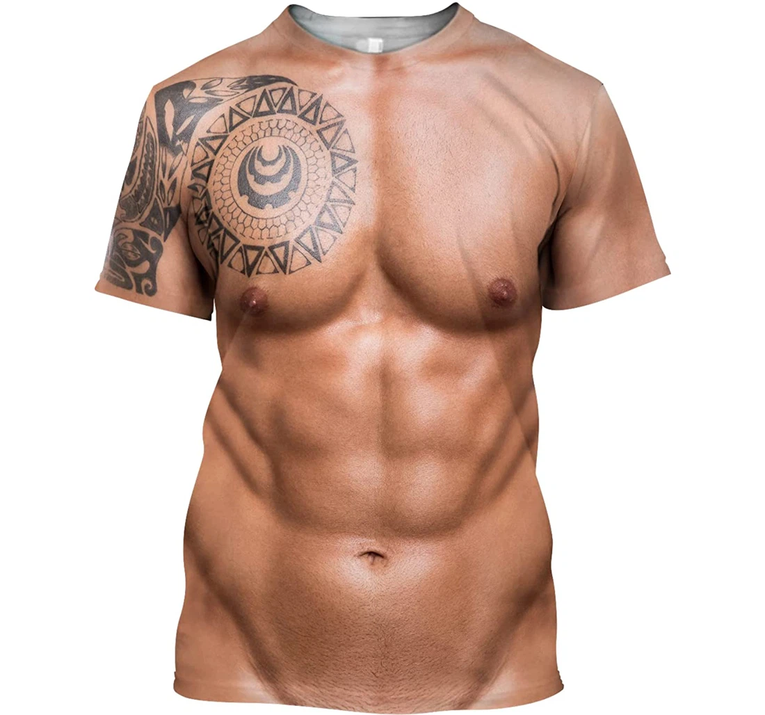 Muscle Tattoo Shirts - 3D Printed T-shirt