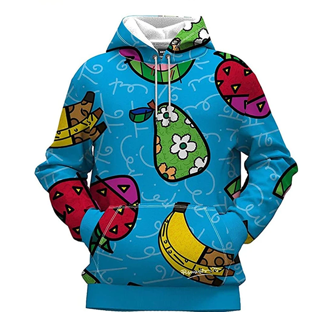 Fruit Extravagant - 3D Printed Pullover Hoodie