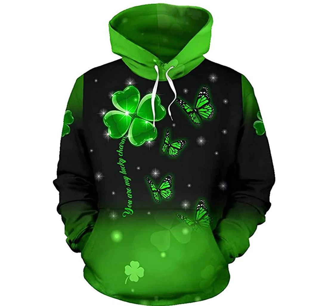 Irish You Are My Lucky Charm - 3D Printed Pullover Hoodie