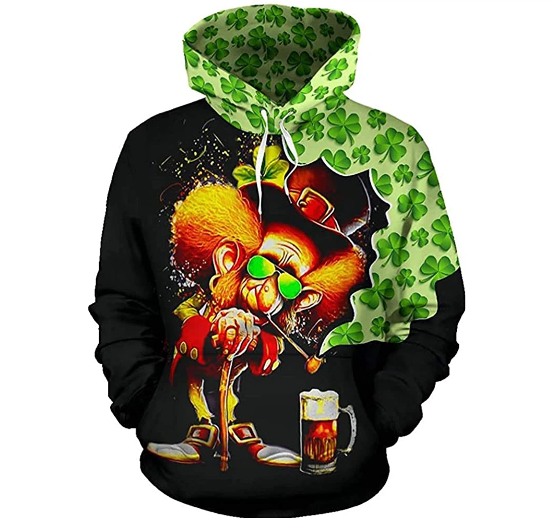 Irish - 3D Printed Pullover Hoodie