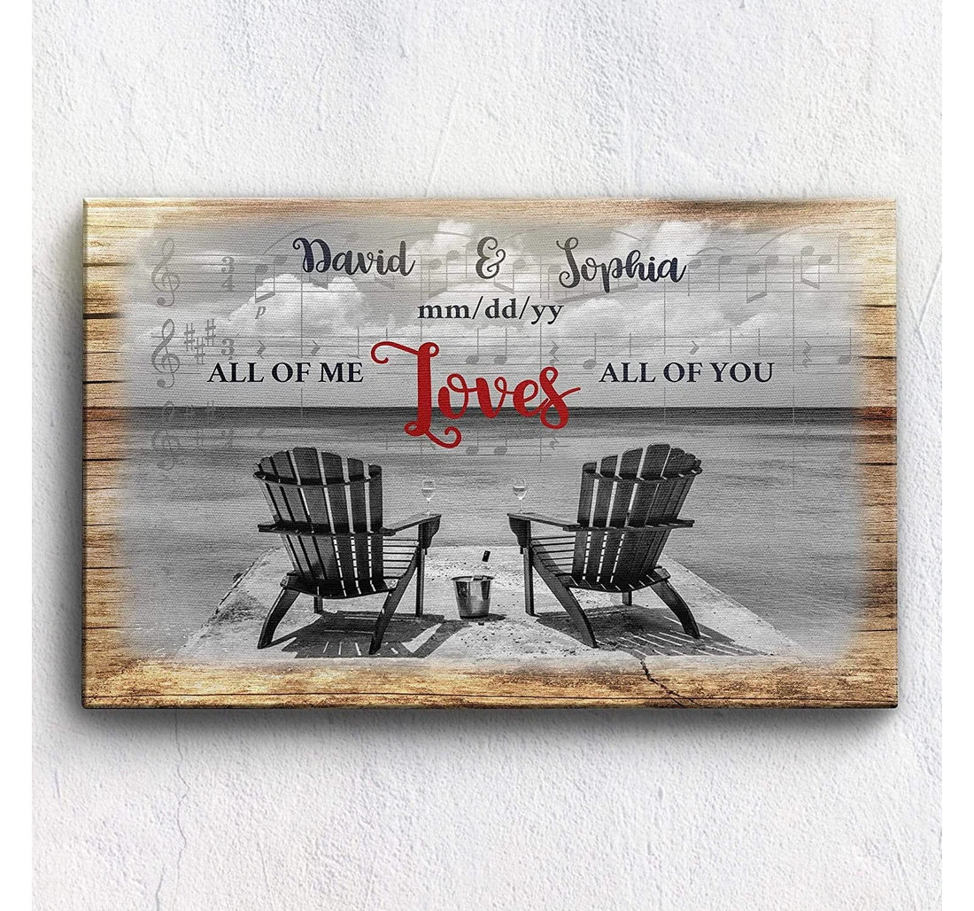 Poster, Canvas - Greatest Customized Name Chair Or On Christmas, Birthday Durable Print Framed Wall Art