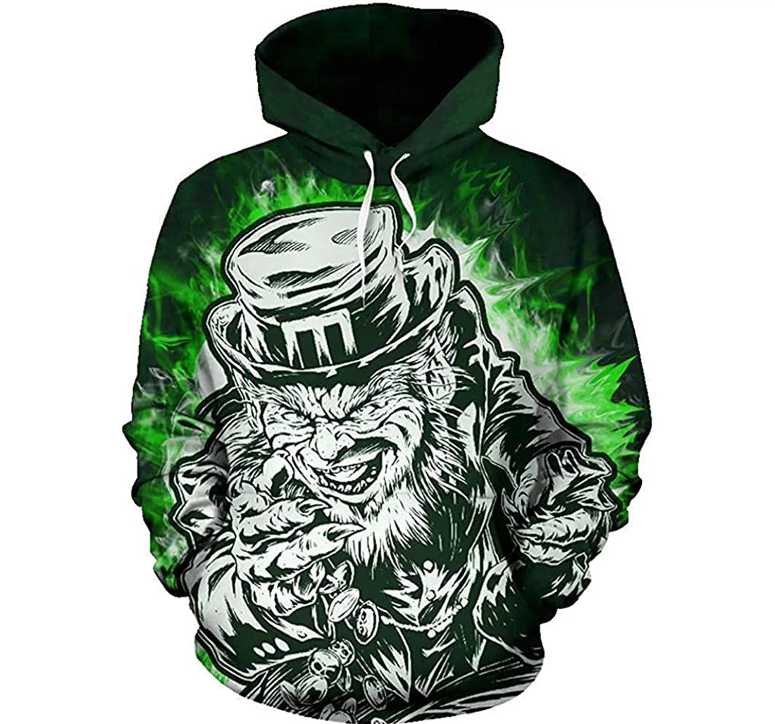 Irish Leprechaun Gift Family - 3D Printed Pullover Hoodie