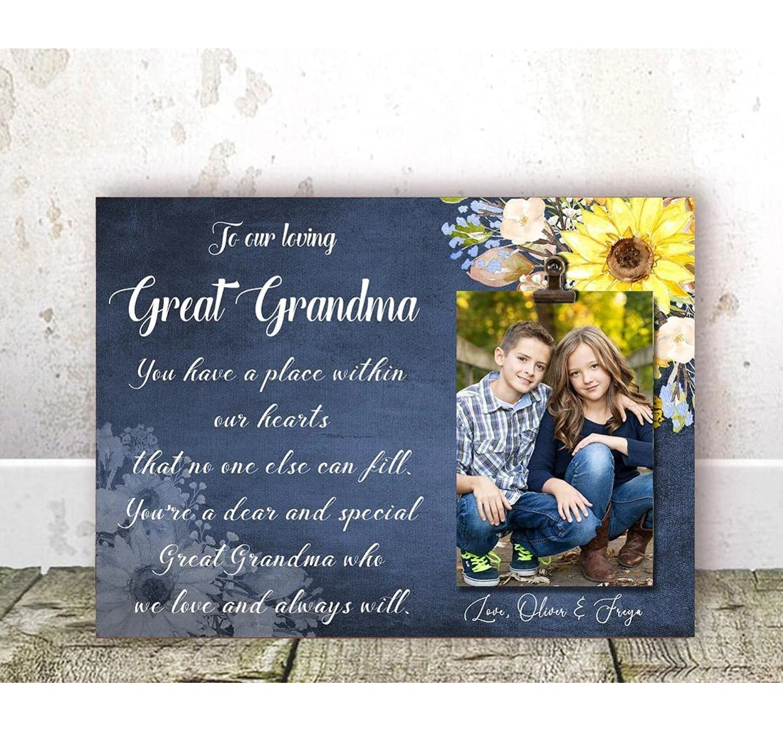 Poster, Canvas - Amazing Great Grandma Great Grandma Personalized Great Grandma Birthday Great Grandma On Birthday, Print Framed Wall Art