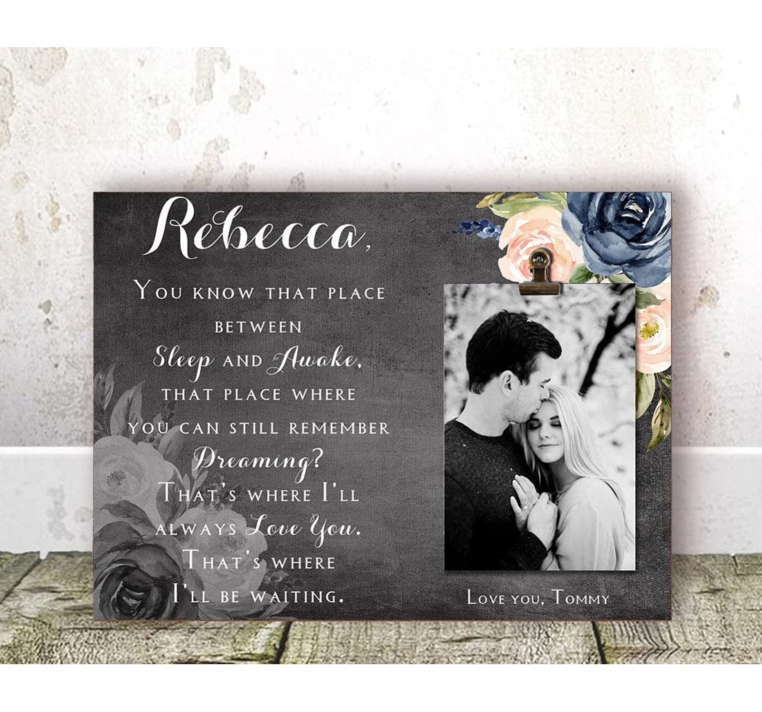 Poster, Canvas - Girlfriend Wife From Husband Birthday Girlfriend From Boyfriend Gift On Bi Print Framed Wall Art
