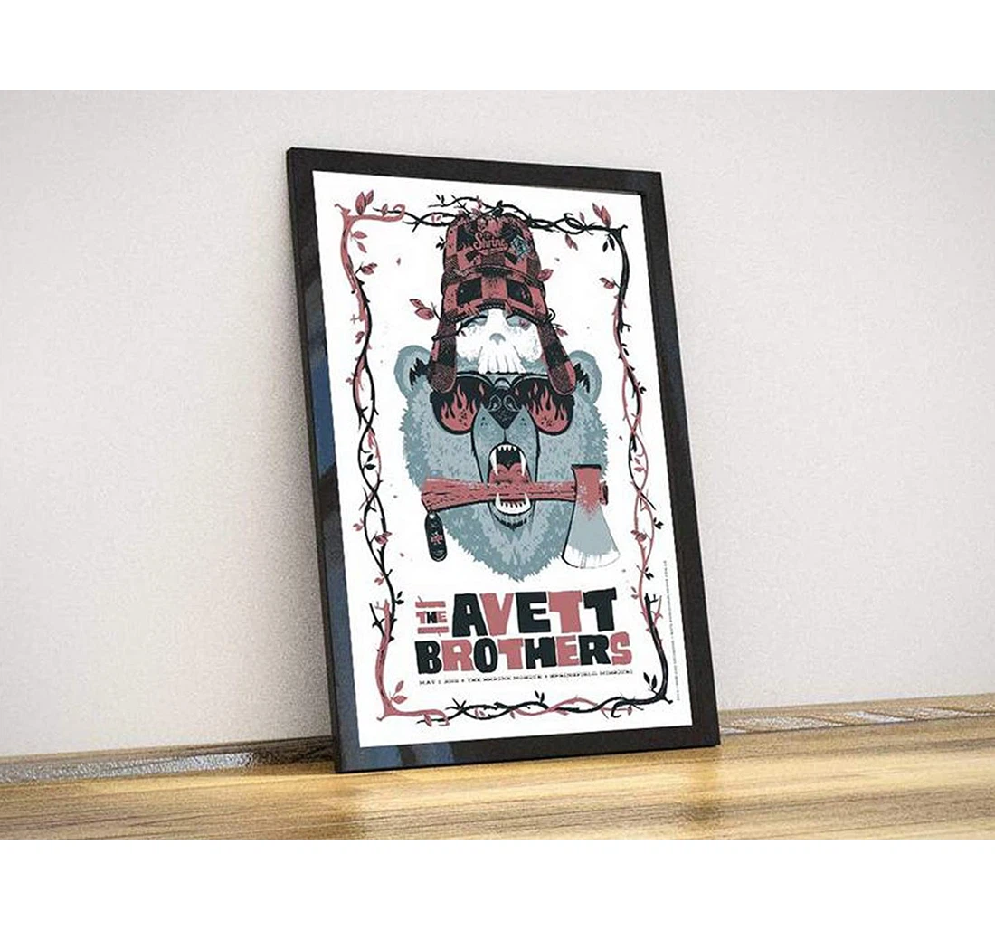 Poster, Canvas - Folk Rock Band, Music Concert 2017, 79428uy Print Framed Wall Art