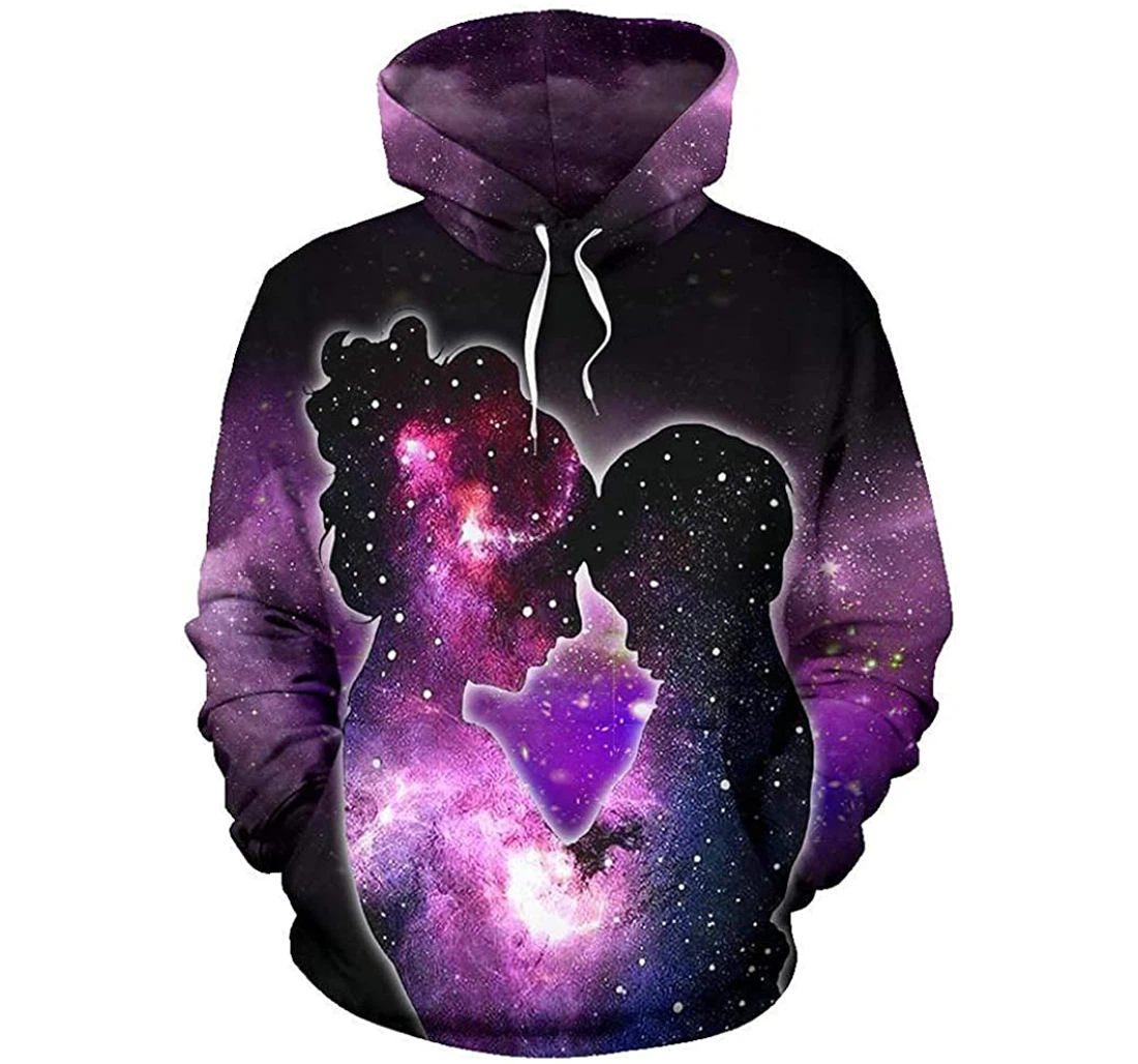 Mother And Son Galaxy Pattern - 3D Printed Pullover Hoodie