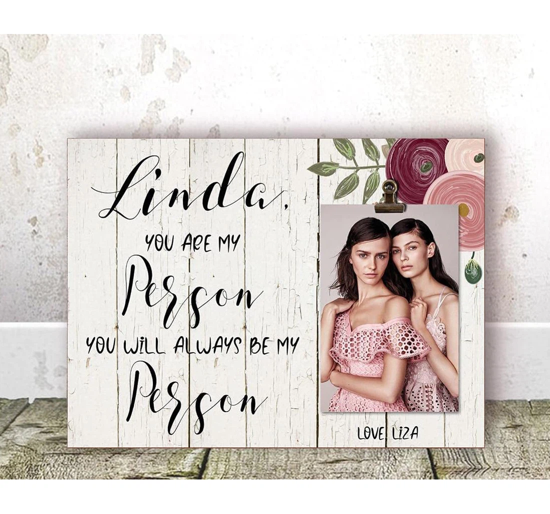 Poster, Canvas - You Are My Person You Are My Person Sign Best Friend Birthday Best Friend Wedding Best Friend Besties Gift On Print Framed Wall Art