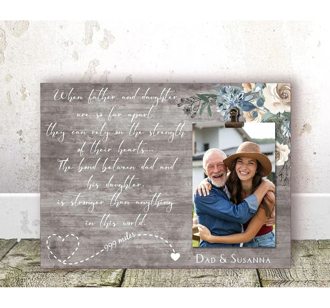 Poster, Canvas - Meaningful Daughter From Dad Daughter Birthday Daughter From Dad Daughter From Dad Daughter Long Distance Daughter On Christma Print Framed Wall Art