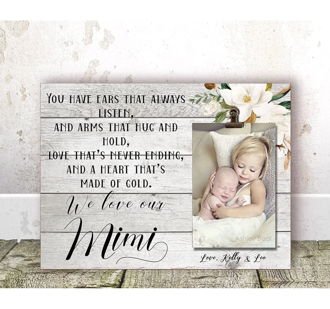 Poster, Canvas - Grandma Grandmother Grandma Birthday Grandma Personalized Grandma Grandma Gift On B Print Framed Wall Art