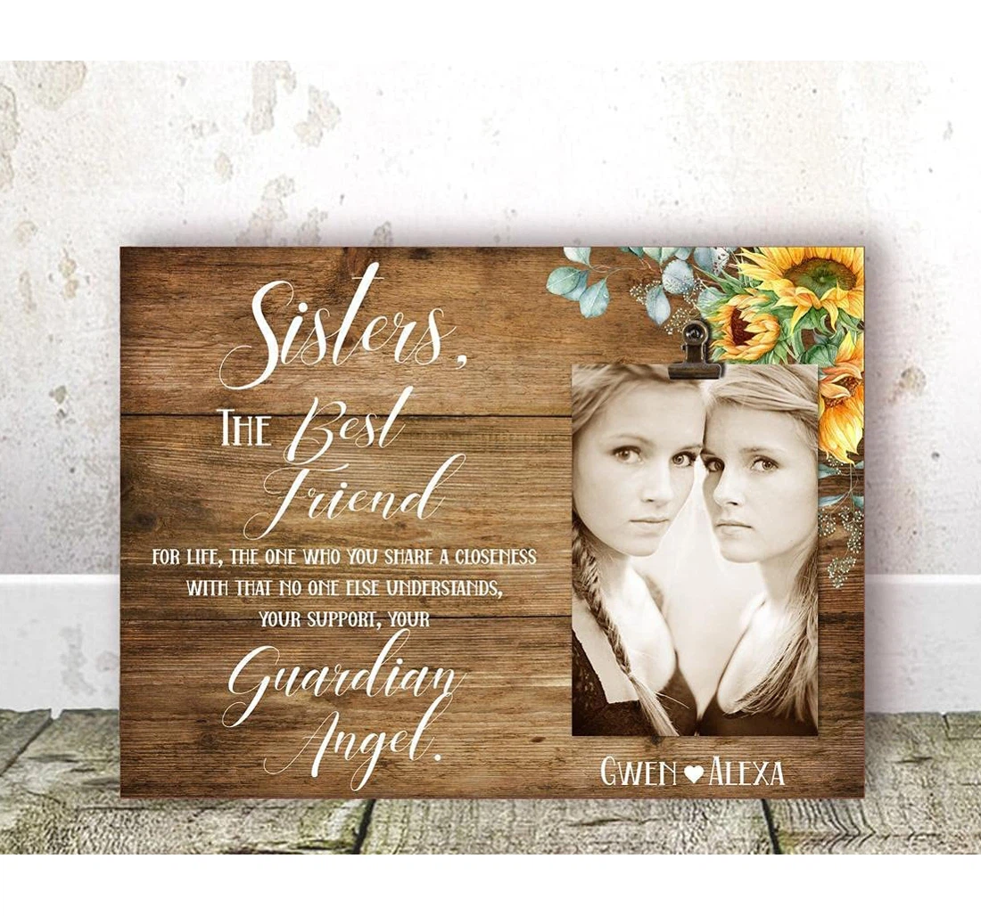 Poster, Canvas - Sister Birthday Sister Sister Wedding Sister Birthday Sister Personalized On Birthd Print Framed Wall Art