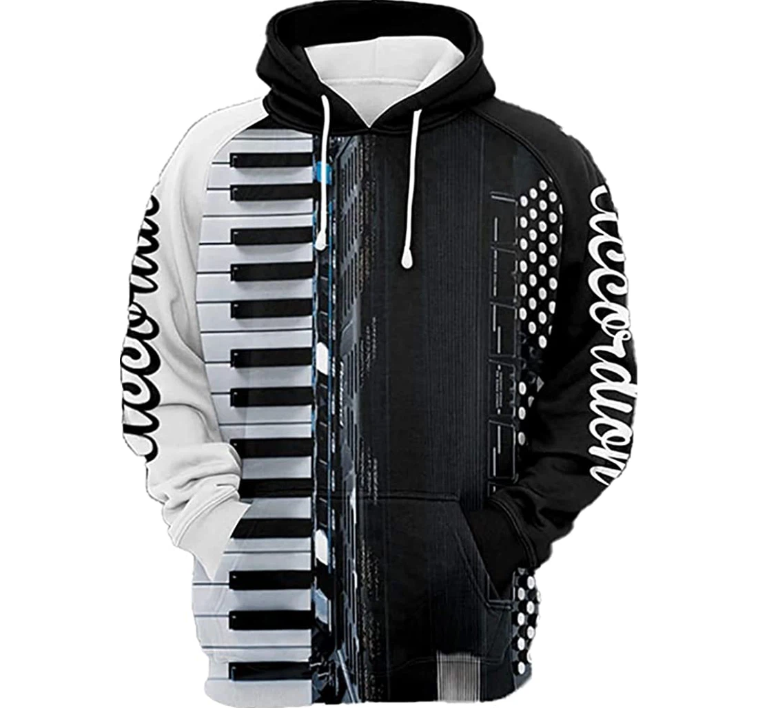 Amazing Accordion - 3D Printed Pullover Hoodie