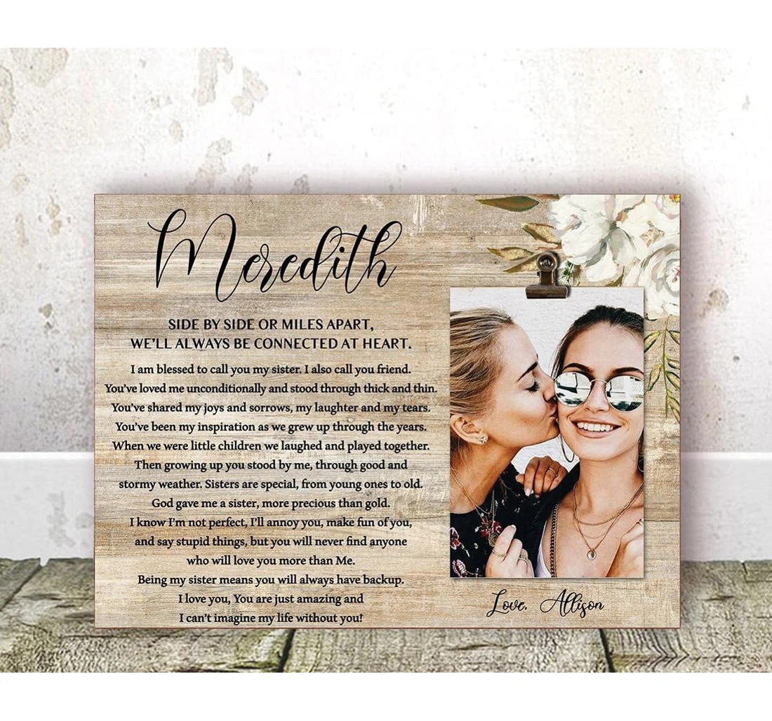 Poster, Canvas - Greatest Sister Sister Sister Birthday Sister Personalized Sisters On Print Framed Wall Art