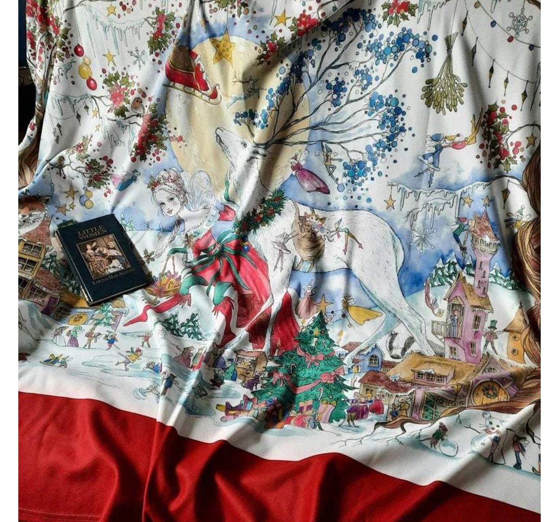Throw Blanket, Quilt - - Fairies Original Art Sherpa Fleece