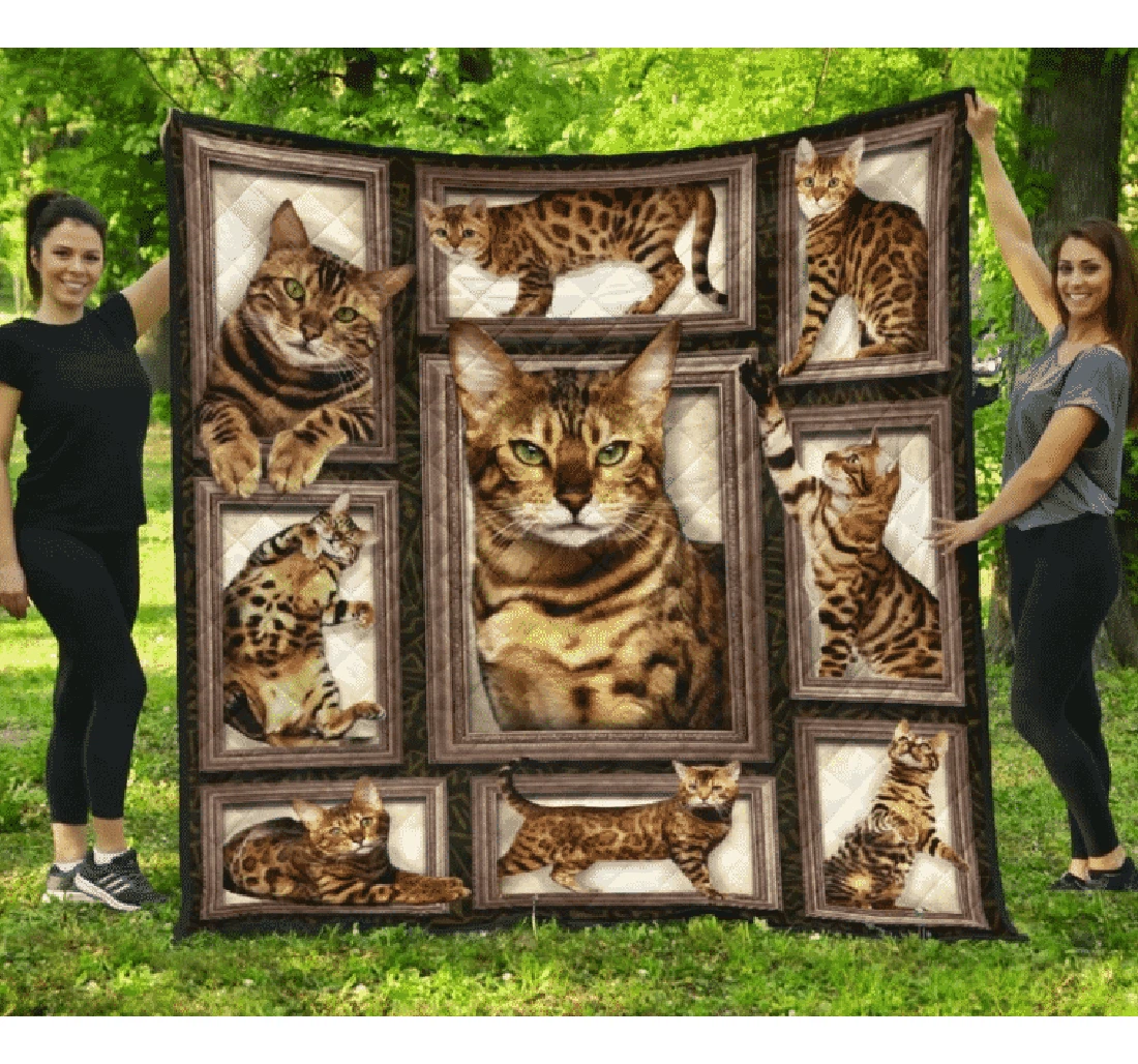 Throw Blanket, Quilt - Cat Why Not Me Sherpa Fleece