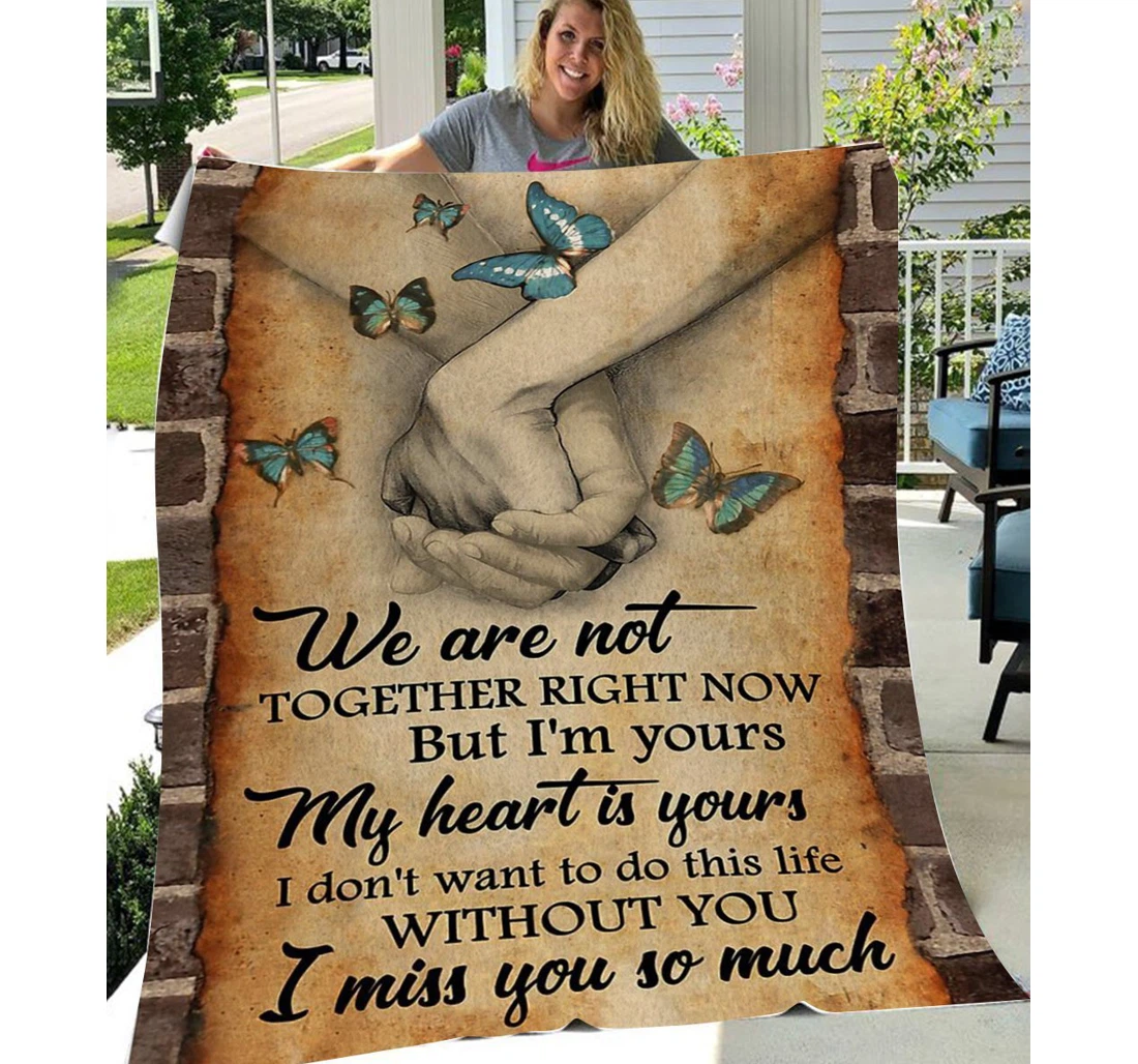 Throw Blanket, Quilt - Personalized To My Husband Family My Angel Husband I Miss You Sherpa Fleece