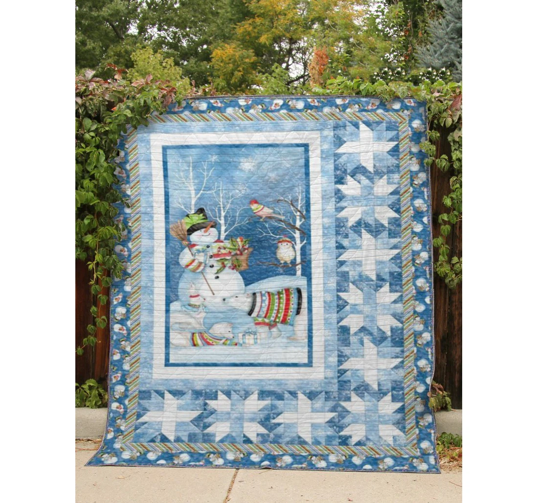 Throw Blanket, Quilt - - Special Friendship Sherpa Fleece