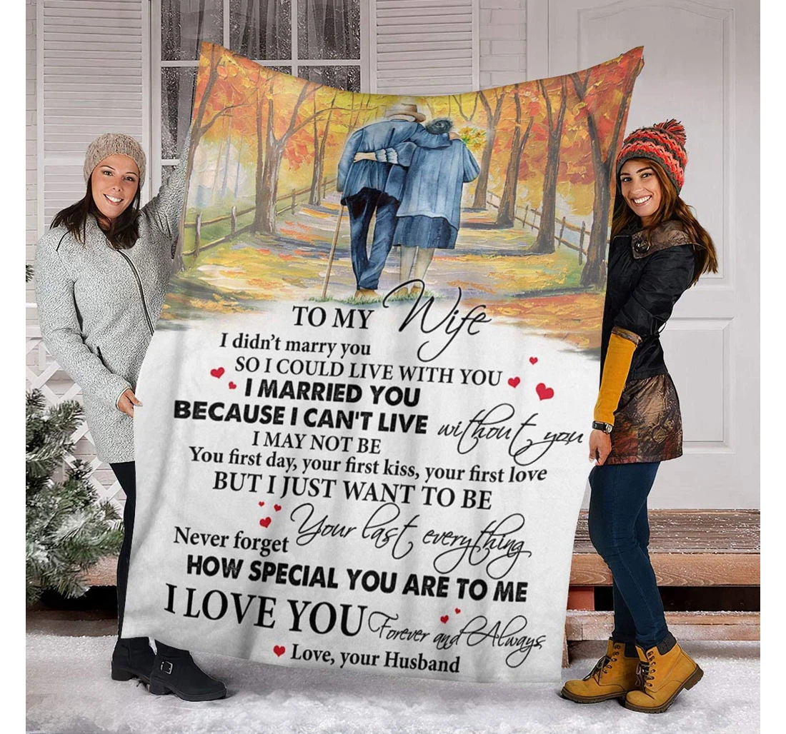 Throw Blanket, Quilt - To My Wife Family How Special You Are To Me I Love You Sherpa Fleece