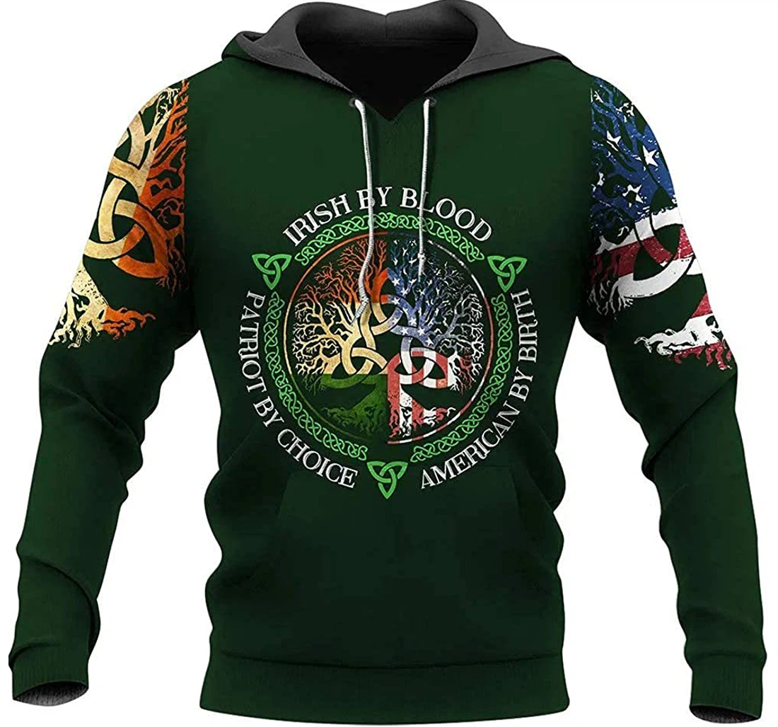 Irish St.patrick Day - 3D Printed Pullover Hoodie