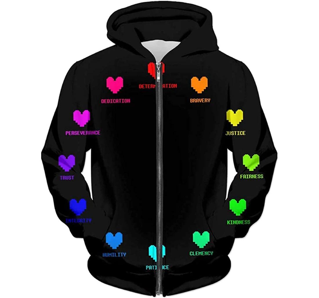 Understale Souls - 3D Printed Pullover Hoodie