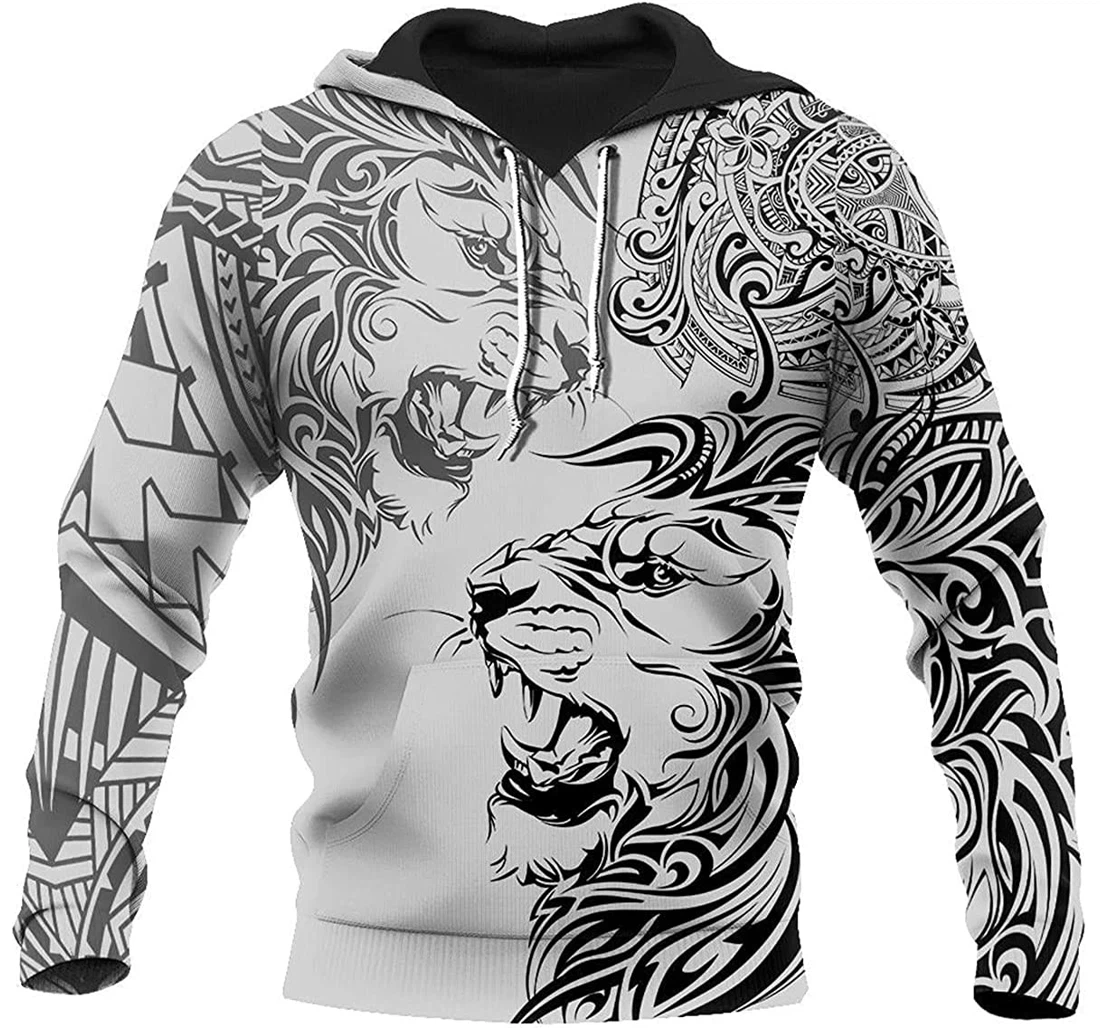 Plstar Cosmos King Lion Cosplay Costumes - 3D Printed Pullover Hoodie