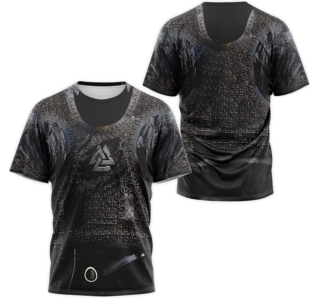 T-Shirt, Hoodie - Armor Vikin Valknut Norse Mythology Costume 3D Printed