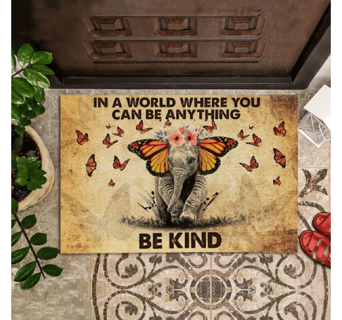 Elephant Be Kind Doormat
