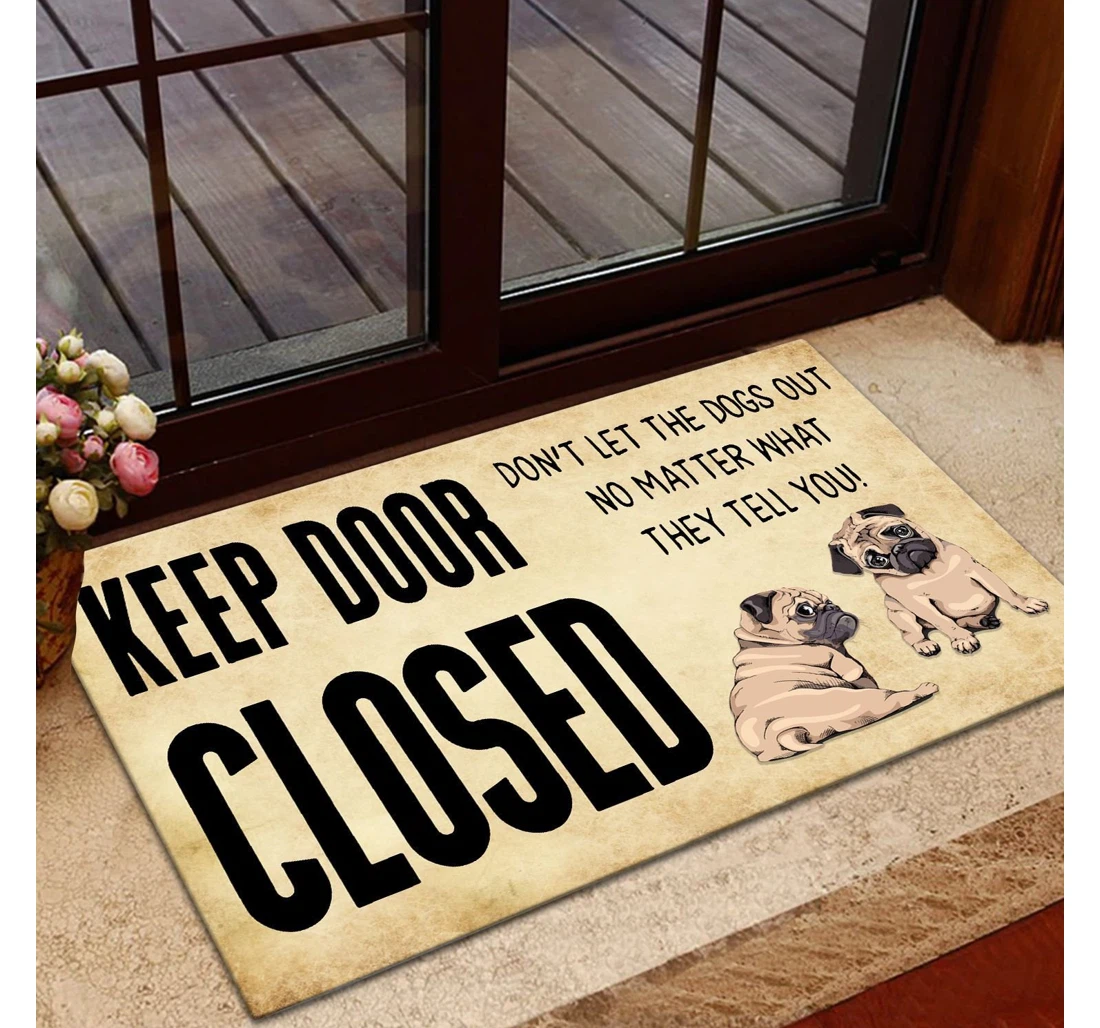Pug Dog Doormat